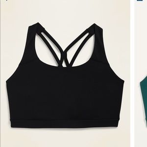 Medium Support Strappy Plus Size Sports Bra Go-Dry